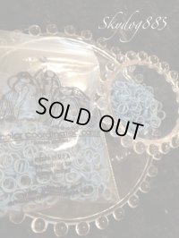 レイニーラテックスバンド/M/ミディアム９mm★ベビーブルー★100個