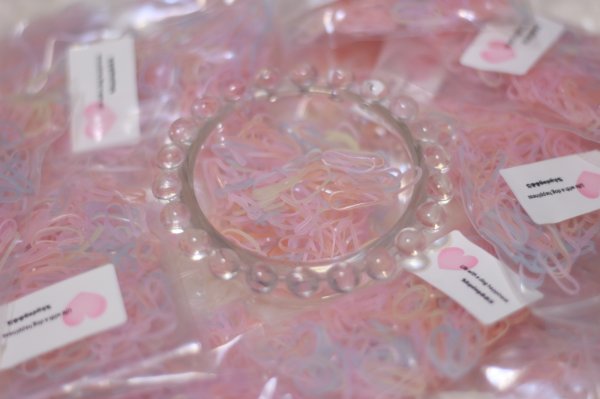 画像1: Skydog885セレクト★モビロンゴム★パステルクリアー（ペット用サイズ）6g250個以上 (1)